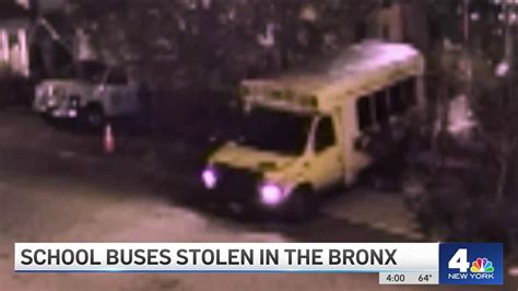 Thieves steal 4 school buses in the Bronx: NYPD